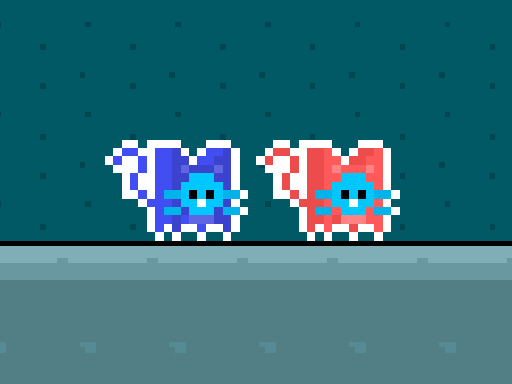 Red And Blue Cats
